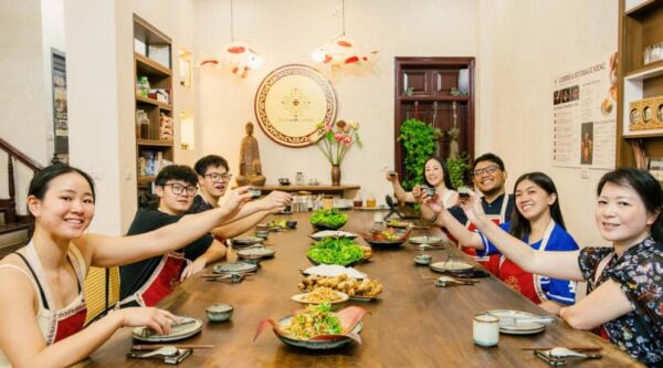 Alternative view of Full Day Hanoi Cooking Class and Coffee Workshop with 5 Signature Brews, 4 Vietnamese Dishes, Local Market Tour, and More!