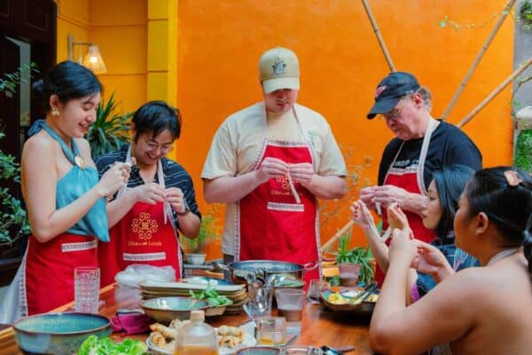 Full Day Hanoi Cooking Class and Coffee Workshop with 5 Signature Brews, 4 Vietnamese Dishes, Local Market Tour, and More!