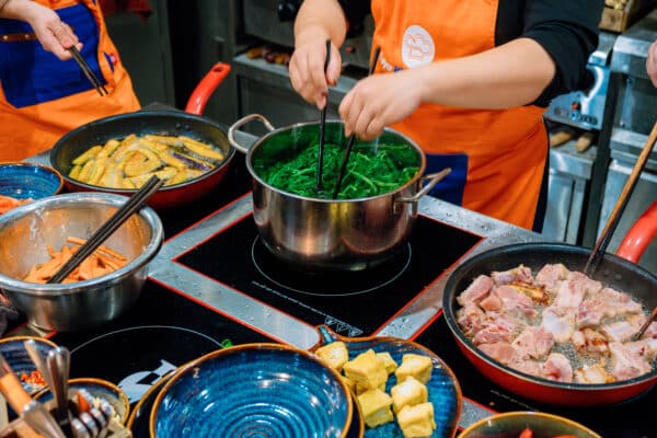 Vietnamese Home Meal Cooking Class with up to 5 Family Recipes, Free Wine Tasting & Market Tour
